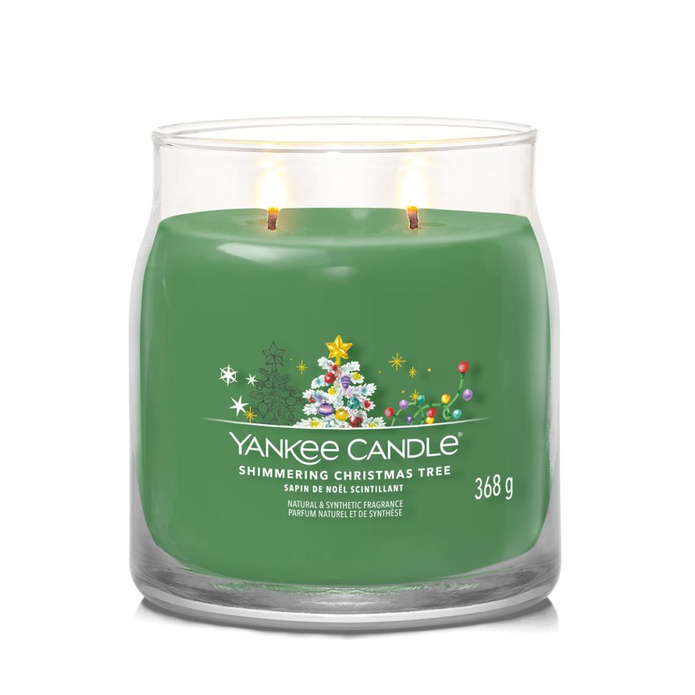 Yankee Candle Shimmering Christmas Tree Medium Jar Extra Image 1